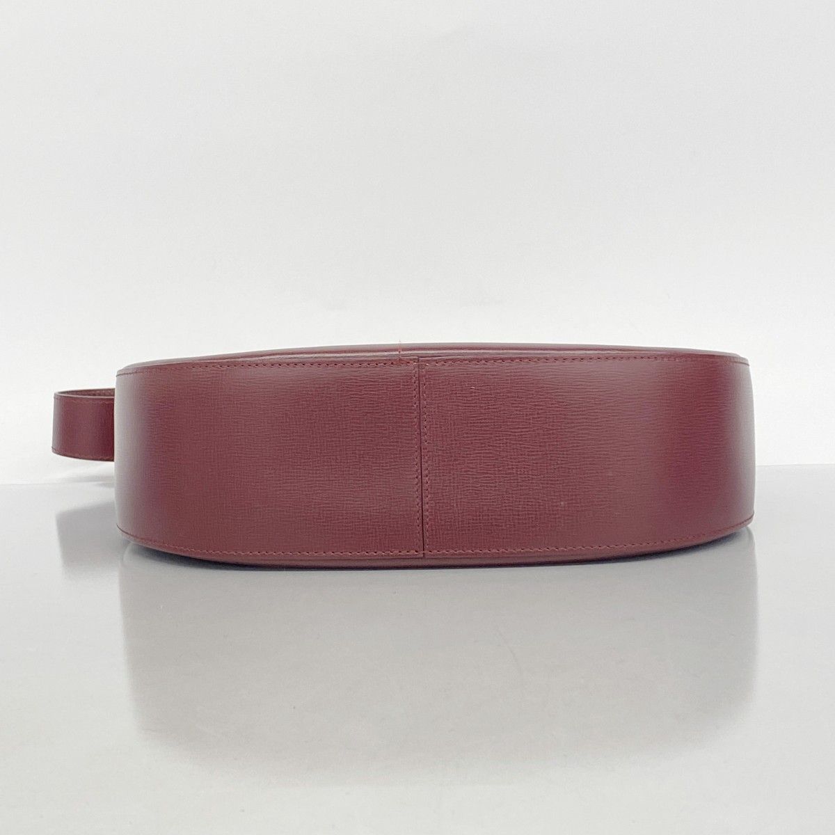 5ic2756】カルティエ ショルダーバッグ マスト レザー ボルドー  