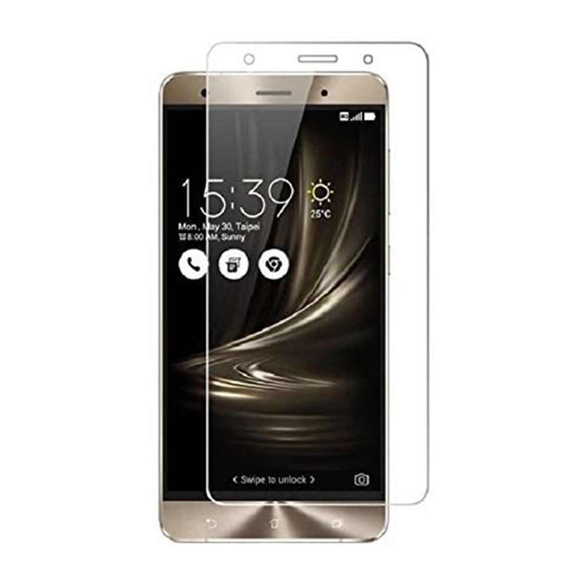 ASUS ZenFone 3 Deluxe ZS570KL 5.7インチ 0.26mm 強化ガラス