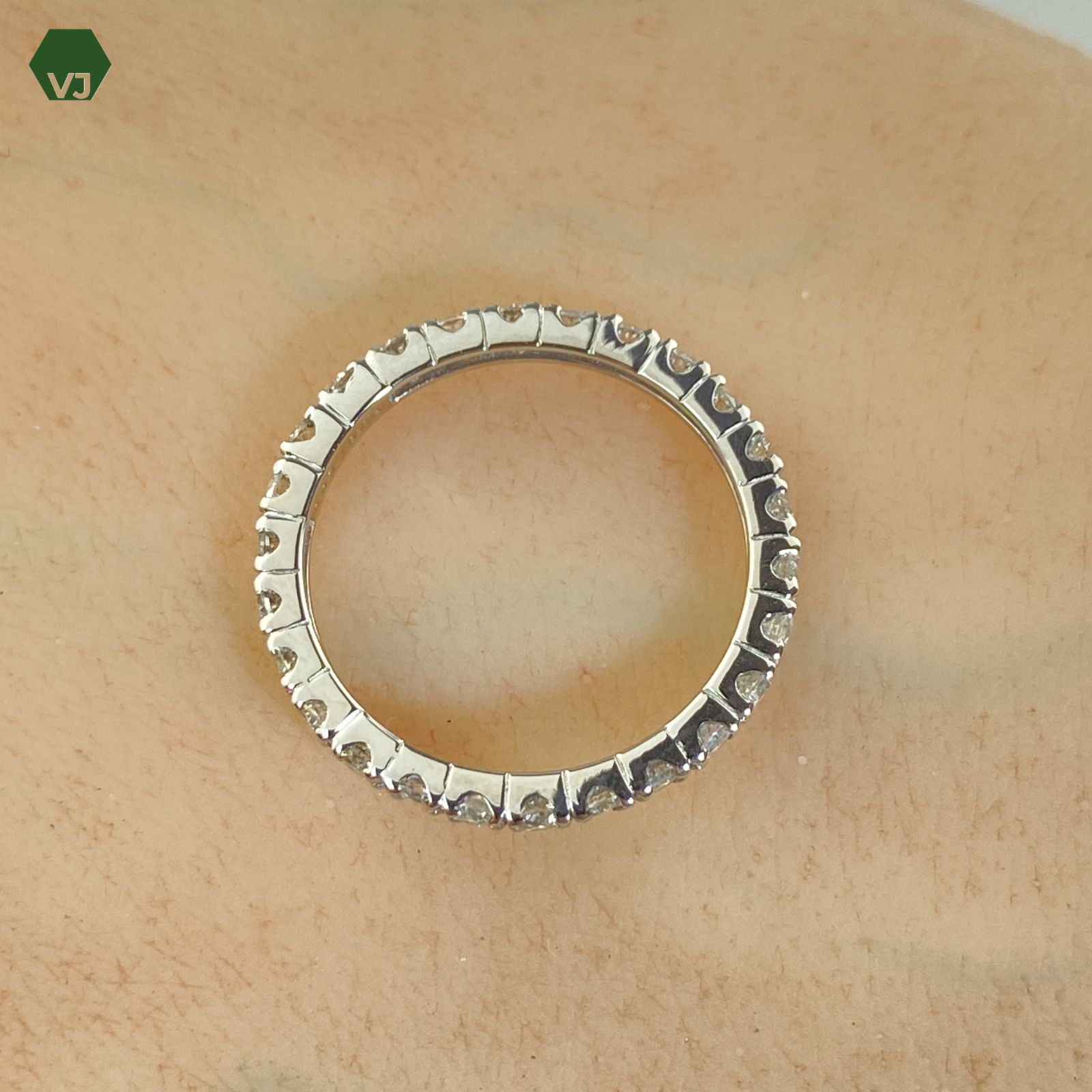 31-10】ダイヤモンド フルエタニティ リング D1.00ct 【中古】【PT950 