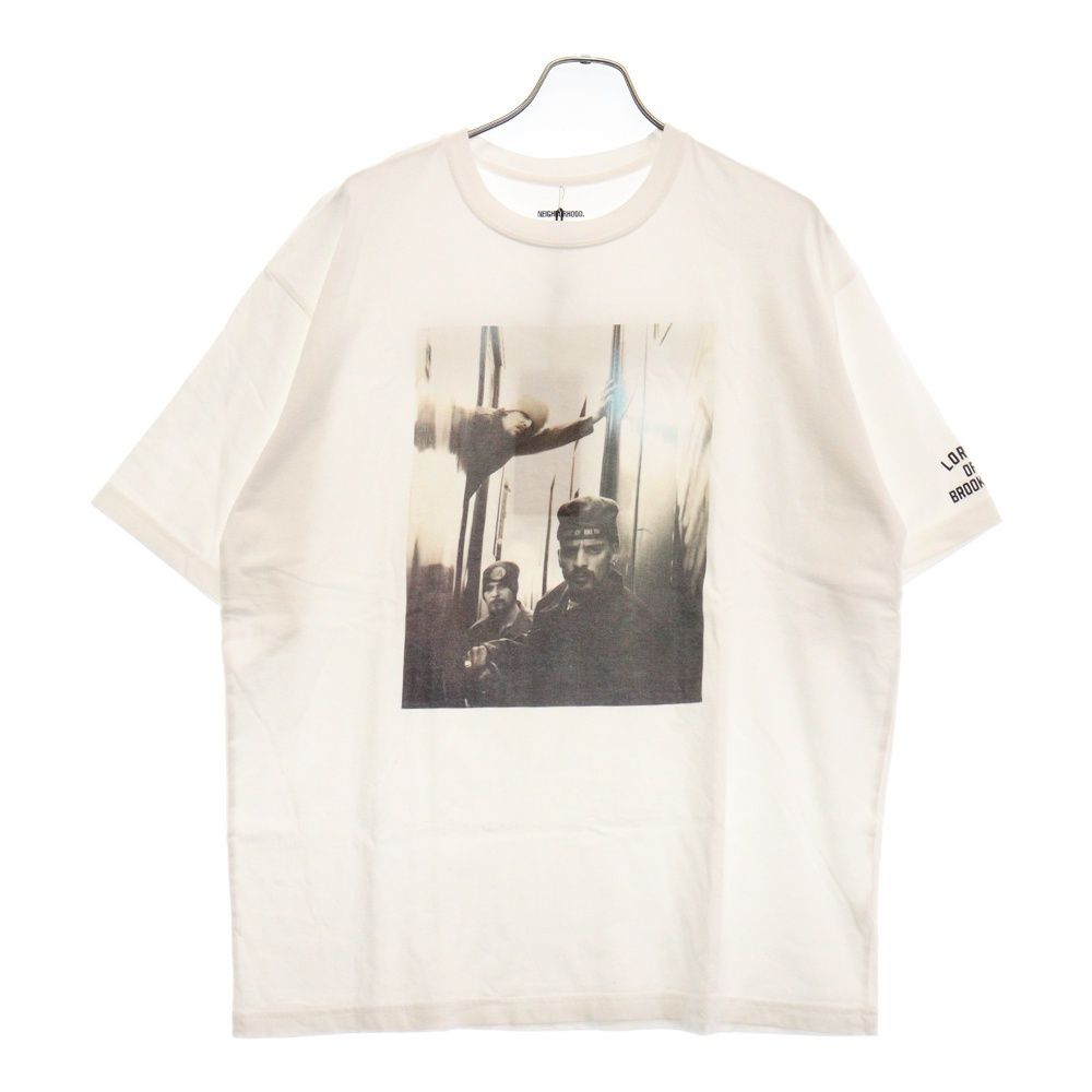NEIGHBORHOOD (ネイバーフッド) ×Lordz of Brooklyn Tee SS-1 ローズオブブルックリン フォトプリント クルーネック 半袖Tシャツ カットソー ホワイト