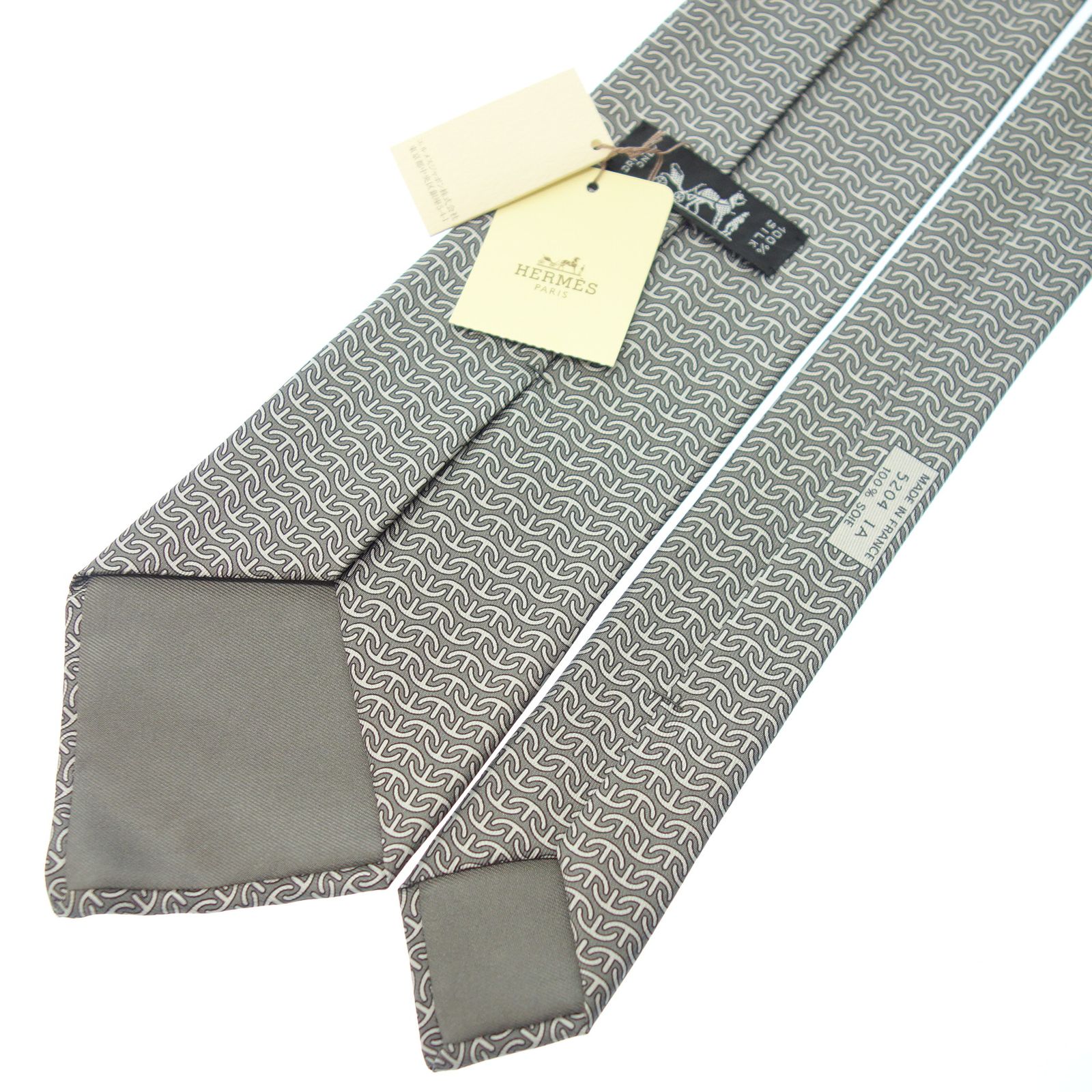 エルメス　ネクタイ エルメス ネクタイ 100％ 【AFI22】 - メルカリ