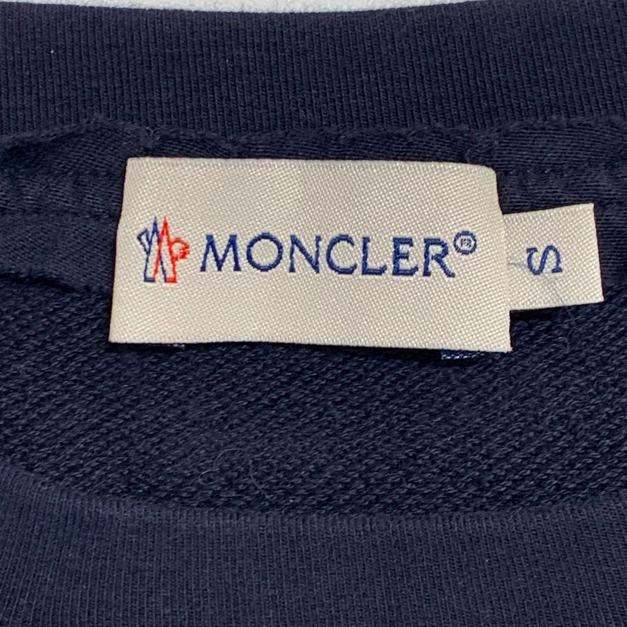 MONCLER モンクレール|半袖カットソー|薄手スウェット|XS|ネイビー