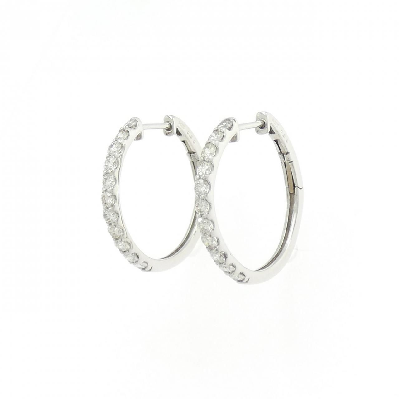 【新品】PT900 ダイヤモンド ピアス 1.00CT