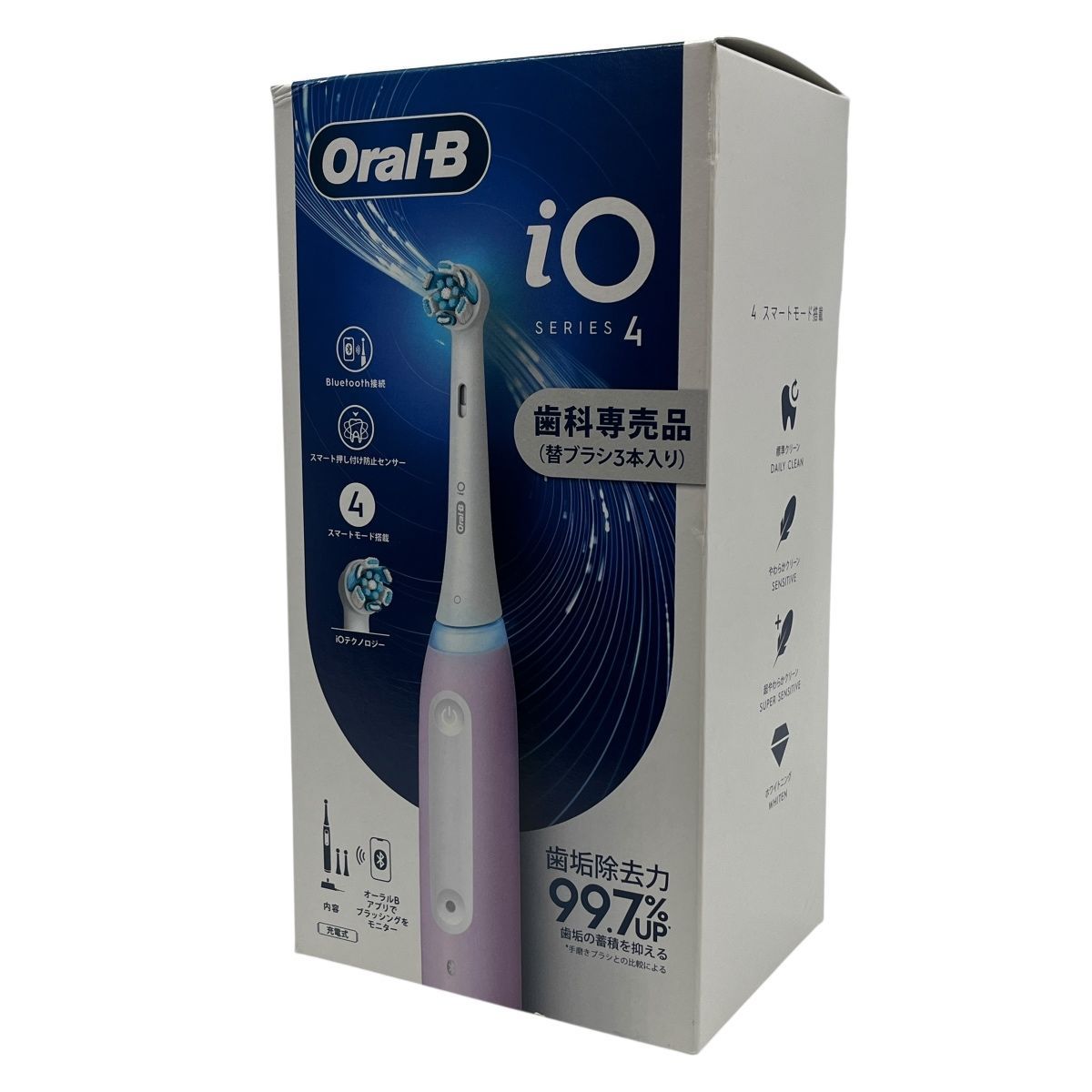 Oral-B iOシリーズ4 電動歯ブラシ ラベンダー 未開封品 替ブラシ3本入 Amazon.co.jp: 電動歯ブラシ BRAUN ブラウン OralB オーラルB