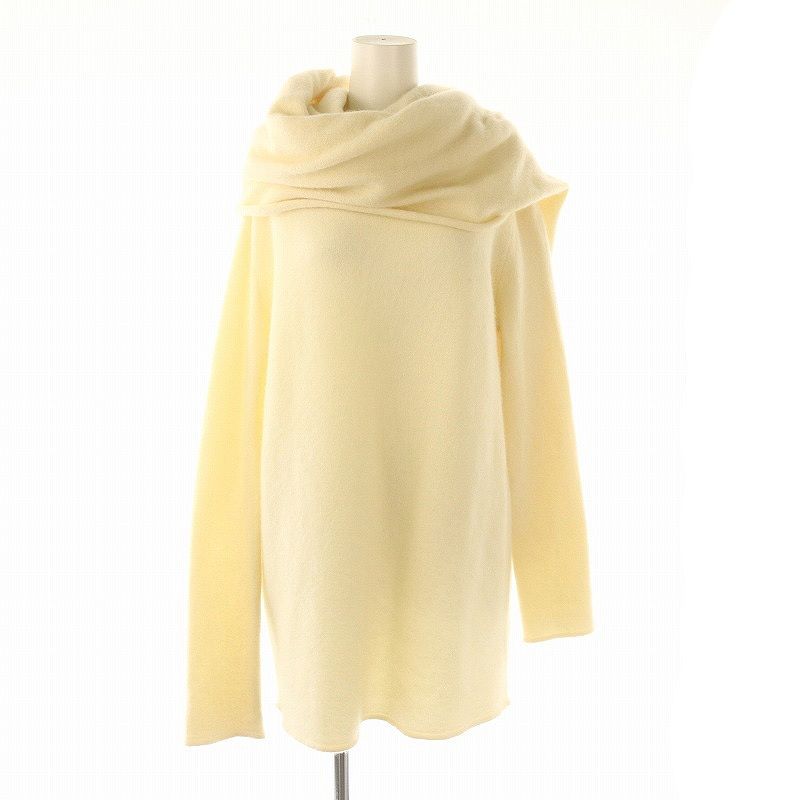 ザロウ　マフラー付き　セーター ザロウ THE ROW カシミヤマフラーニット セーター 長袖 シルク混