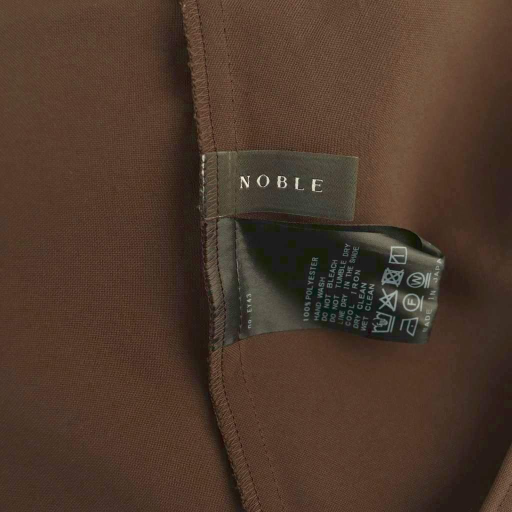 ノーブル NOBLE 25SS 【洗える】ケープブラウス プルオーバー