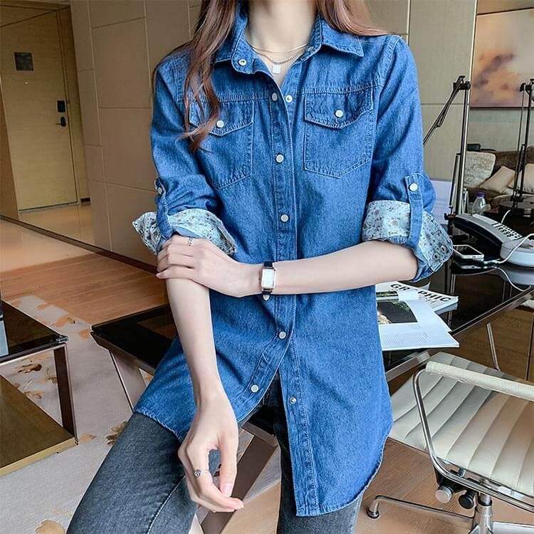 デニムシャツ ブラウス 羽織り ス デニムロングシャツワンピ 秋 レディース ロング ダンガリー ダンガリーシャツ 夏 楽天市場】【期間限定10%OFF】 デニムシャツ レディース 長袖