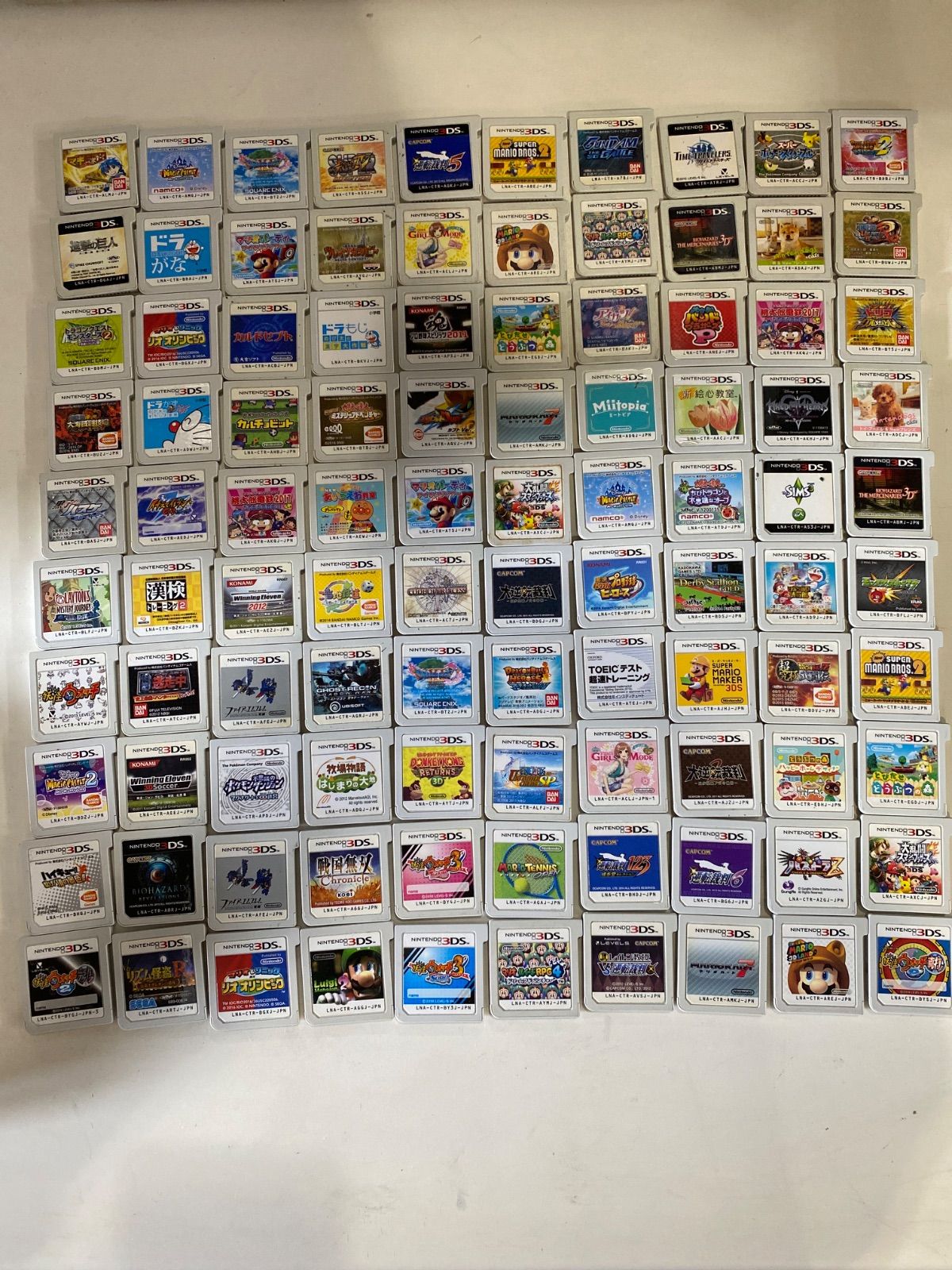 ニンテンドー3DS ソフト 100点