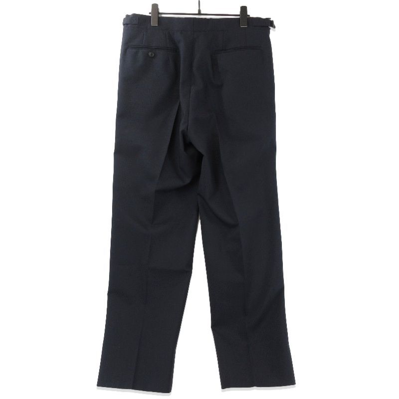SOVEREIGN ソブリン ウールスラックス  ネイビー 未使用 HEUGN ユーゲン AARON TROUSER047 ウールソリッド 2イン