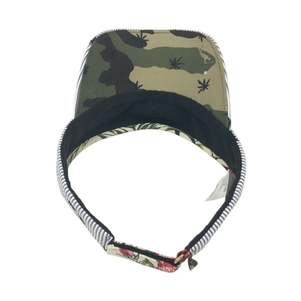 MARK & LONA 迷彩 バイザー MARK & LONA マークアンドロナ カモフラ バイザー 黒 白 MARK&LONA