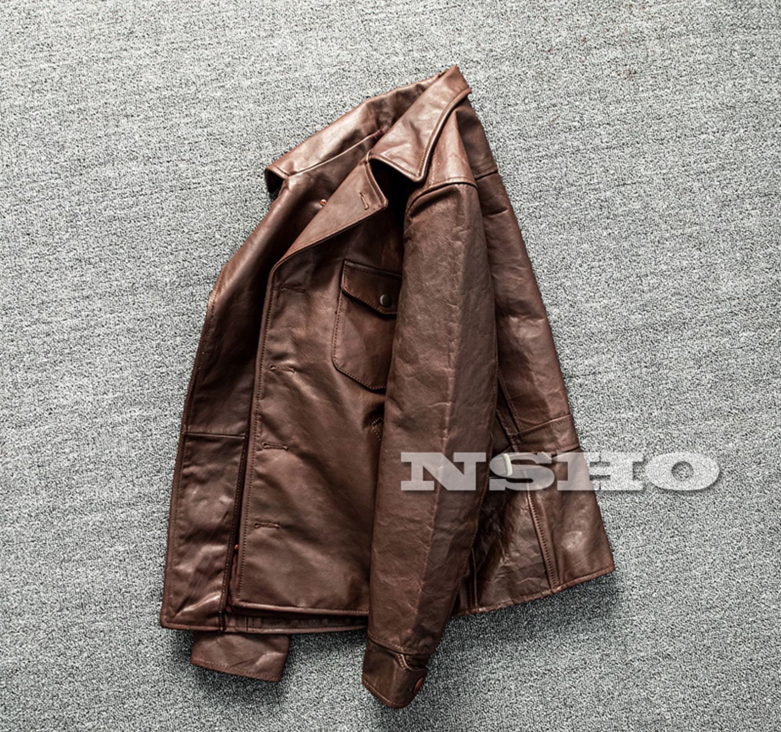 カウハイド 復刻40's アビエイタースタイル メンズ 革ジャン レザー