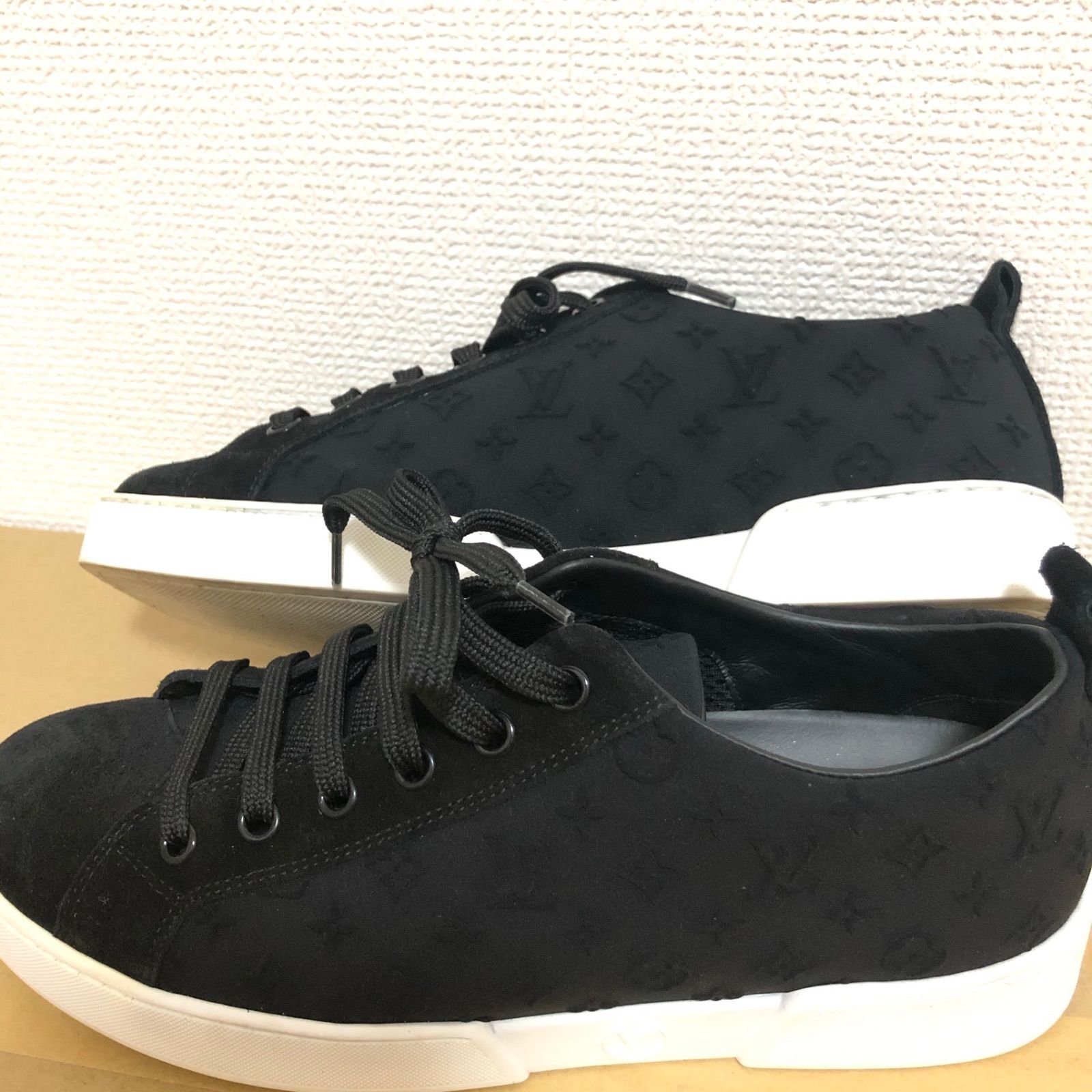 LOUIS VUITTON ブラックステラーラインファースニーカー36