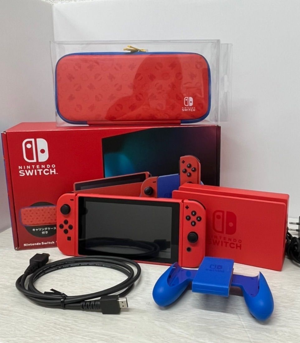 【美品】Nintendo Switch セット マリオレッド×ブルー Nintendo Switch マリオレッド×ブルー セット」が2月12日に発売