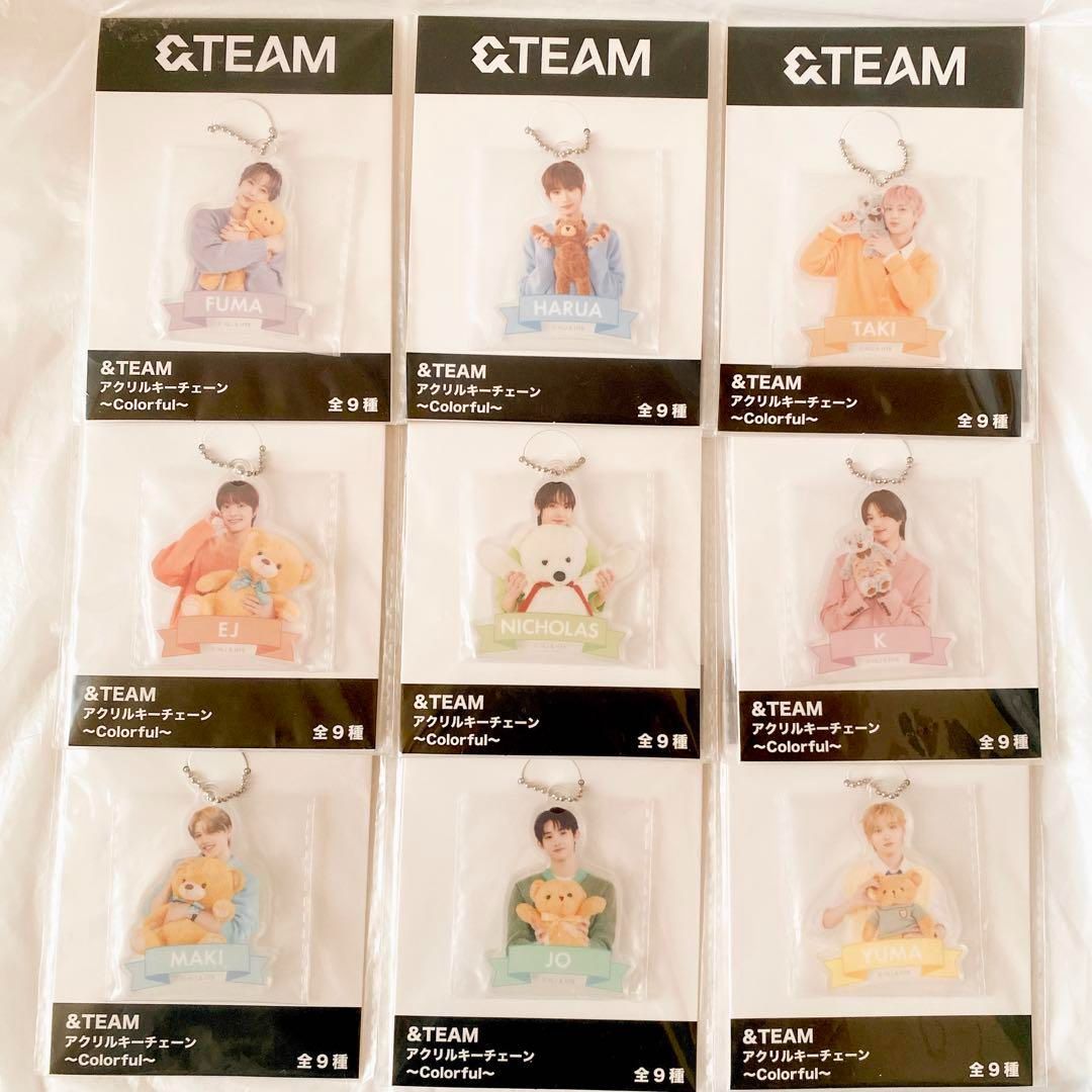 -TEAM アクリルキーチェーン Colorfulコンプリート アクキー日本