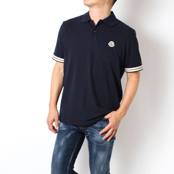 25SSモデル モンクレール MONCLER ワッペン+スリーブライン