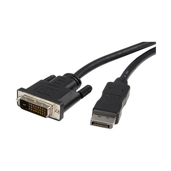 StarTech.com DisplayPort-DVI変換ケーブル 3m オス オス 1920×1200対応 ブラックDP2DVIMM10 1本