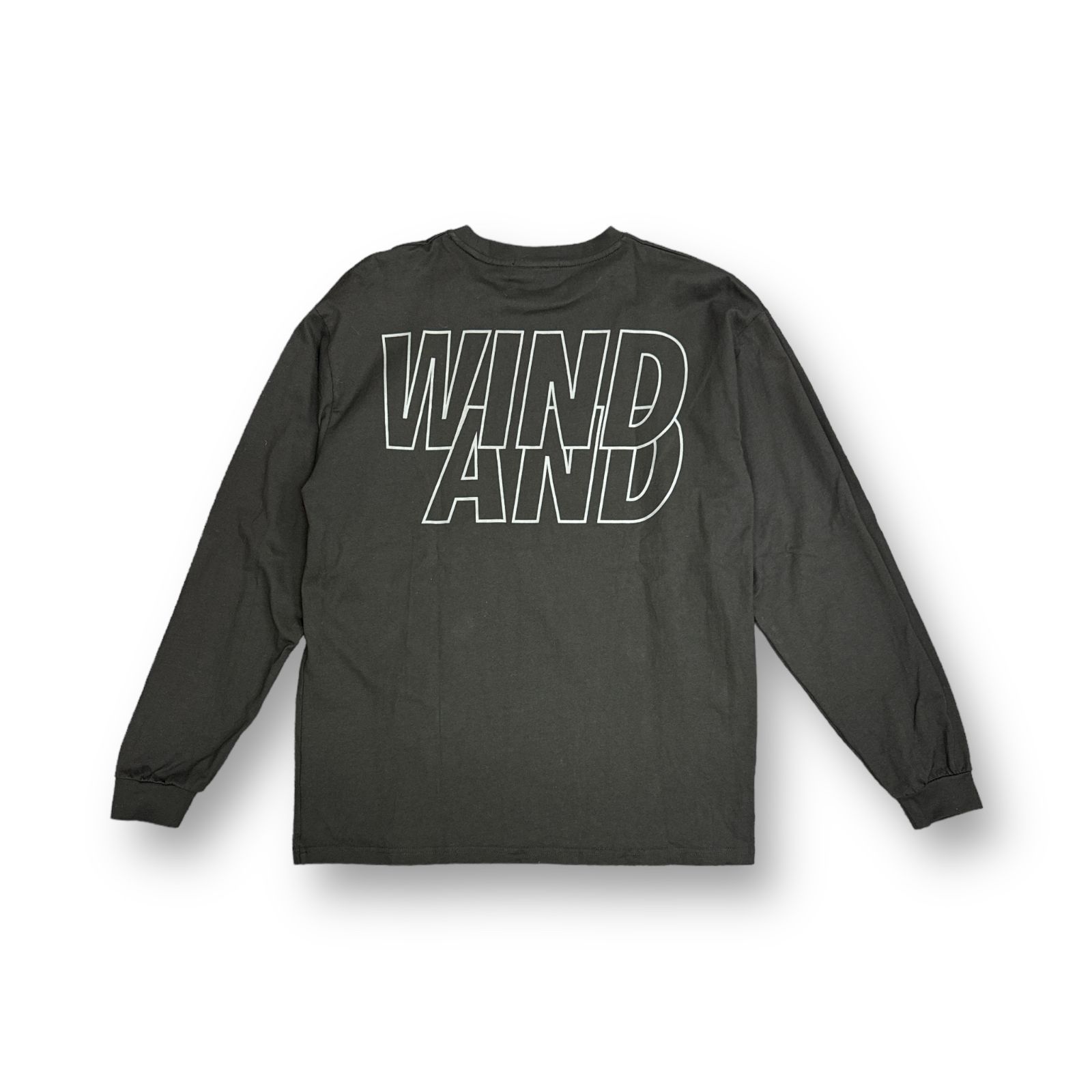 未使用品 WIND AND SEA 24SS SEA Of L/S Tee ロゴプリント ロングスリーブ Tシャツ カットソー ウィンダンシー  WDS-O-SIG-24-Q3-CS-01 ブラック L 74171A3 - メルカリ