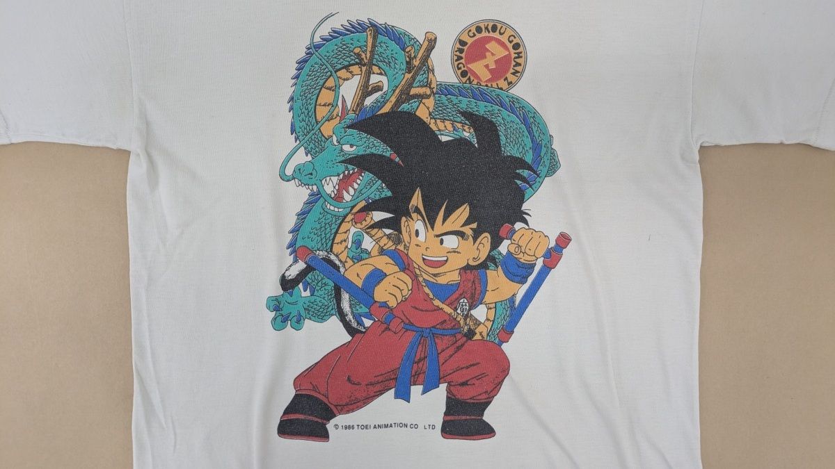 80s公式版権 ドラゴンボールZ DRAGON BALL ヴィンテージTシャツ