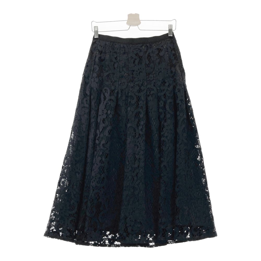 ADORE アドーア 531-3120006 フラワーラッセル レーススカート ブラック系 38 240101480570 レディース