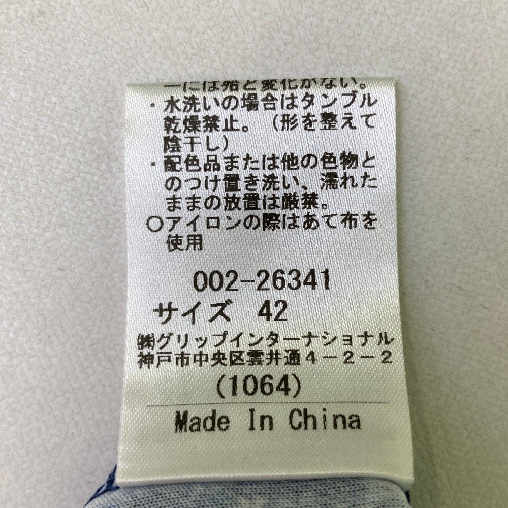 サイズ：42 HEAL CREEK ヒールクリーク  半袖ハイネックTシャツ 総柄 ネイビー系 [240101449142] ゴルフウェア レディース ストスト サイズ：42 HEAL CREEK ヒールクリーク 半袖ハイネックTシャツ