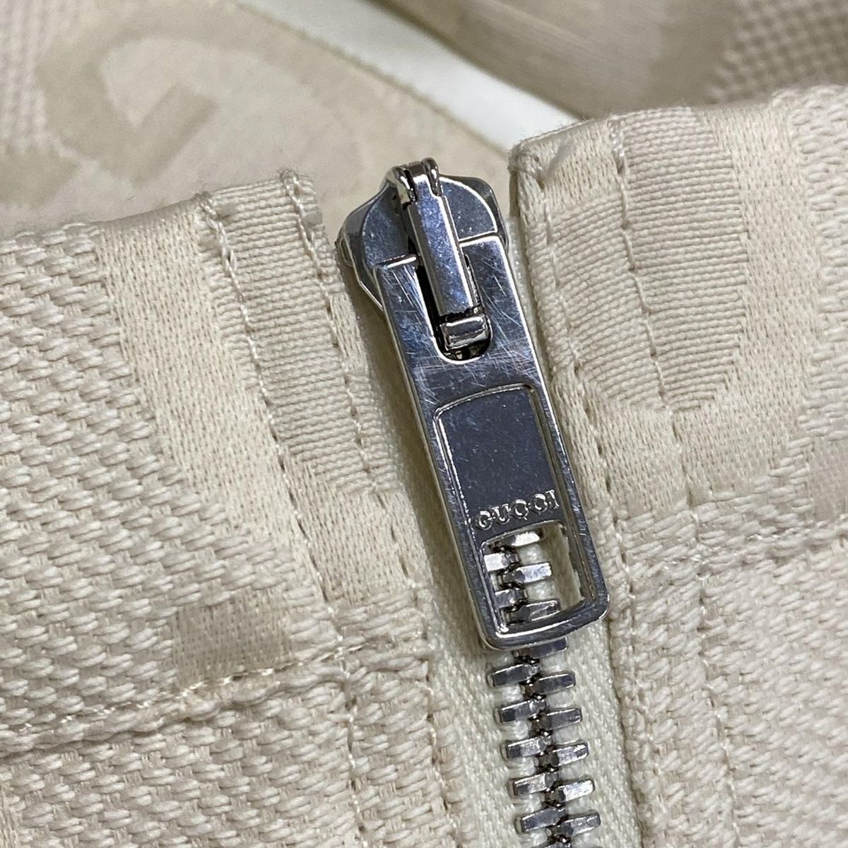 グッチ ブルゾン サイズ42 M レディース ジャンボGGキャンバス