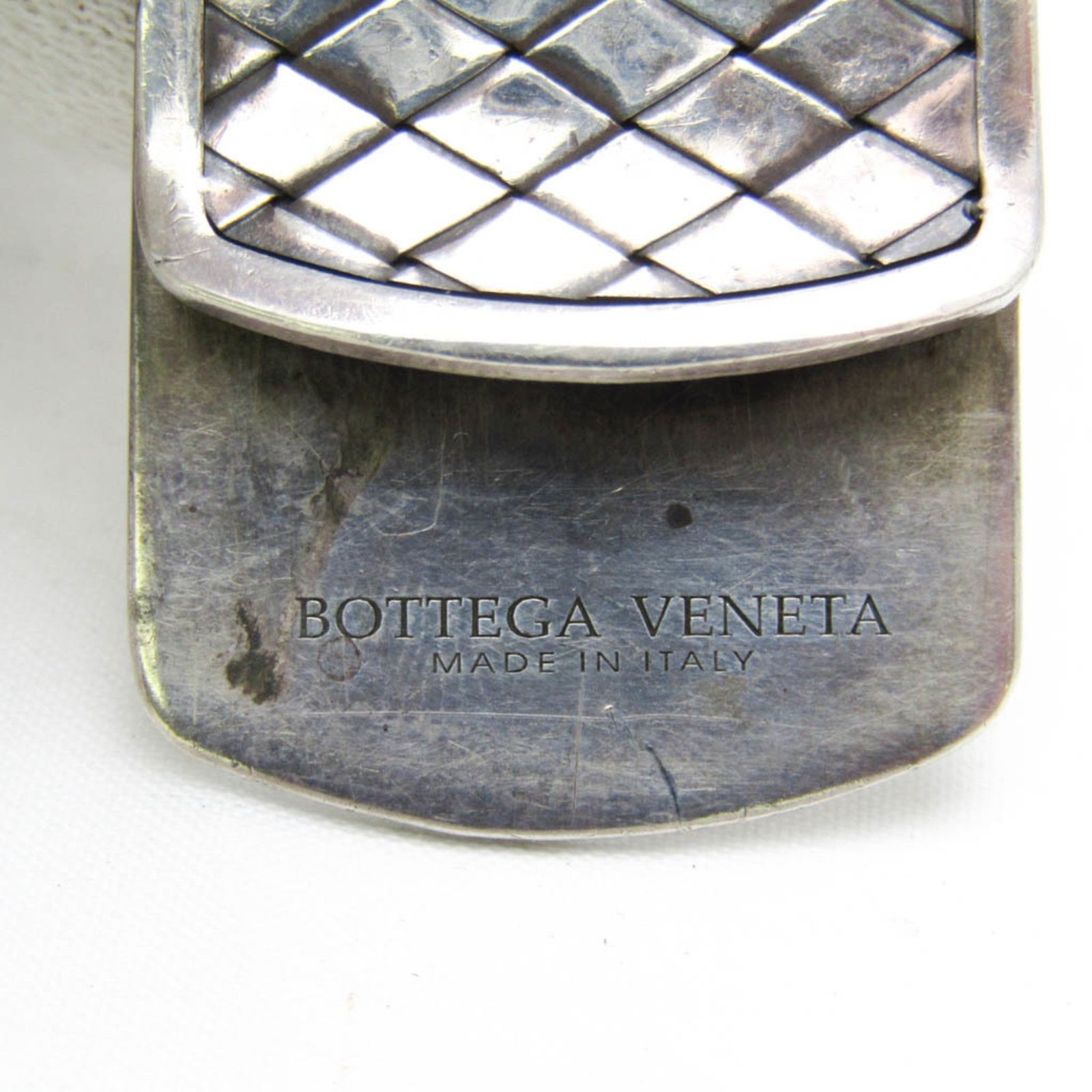 BOTTEGA VENETA マネークリップ イントレチャート シルバー925 ♢BOTTEGA VENETA♢イントレチャートマネークリップ☆ (BOTTEGA