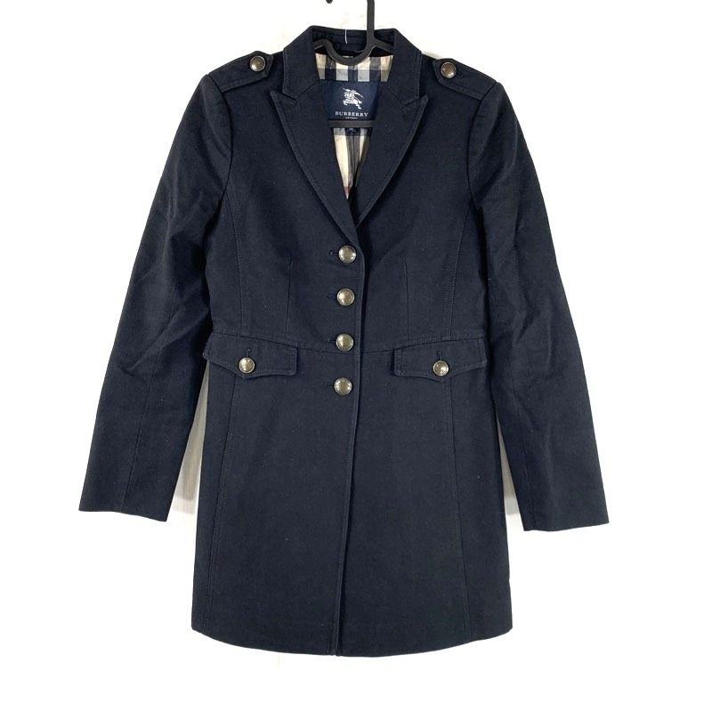 【4/20まで値下】BURBERRY LONDON コート 黒 38 バーバリー バーバリーロンドン BURBERRY LONDON コート 黒 38サイズ 857486