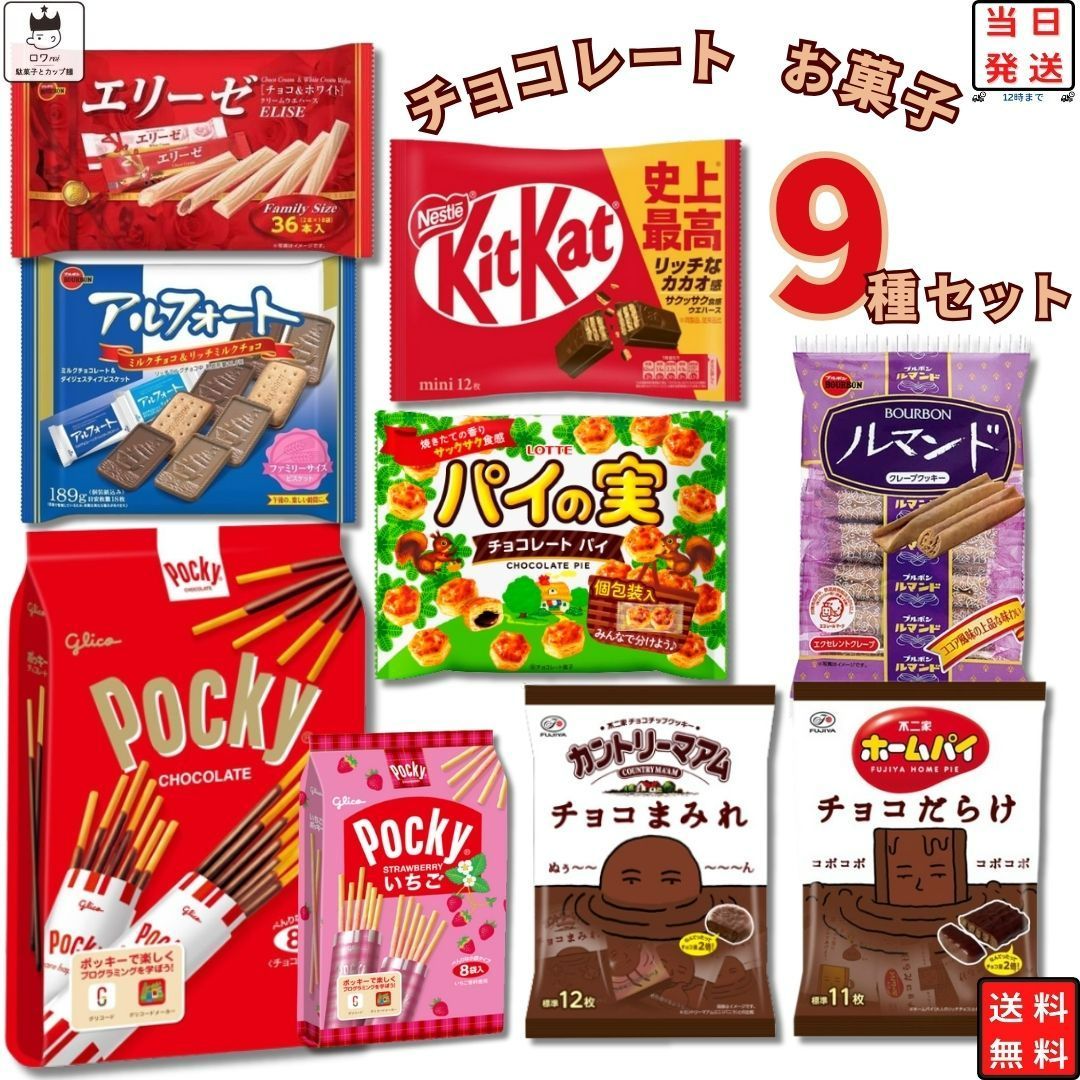 お菓子 詰め合わせ 子供 チョコレート 福袋 駄菓子 9種類 母の日
