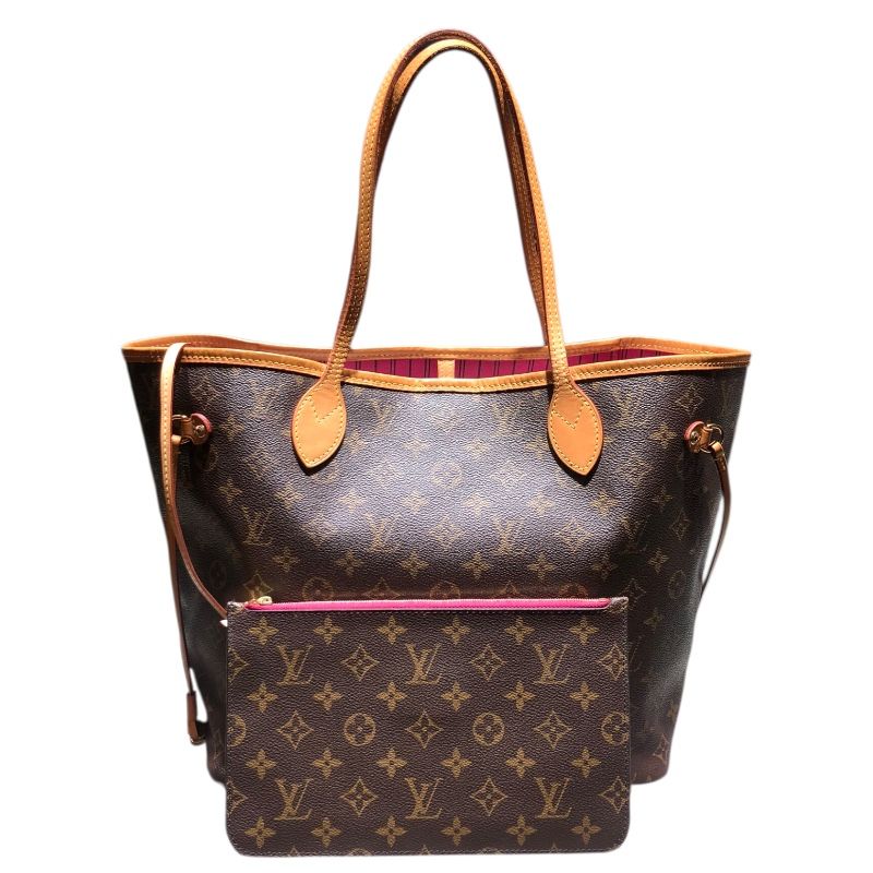 ルイヴィトン LOUIS VUITTON M41178 モノグラム ネヴァーフルMM ブラウン/ピヴォワンヌ M41178