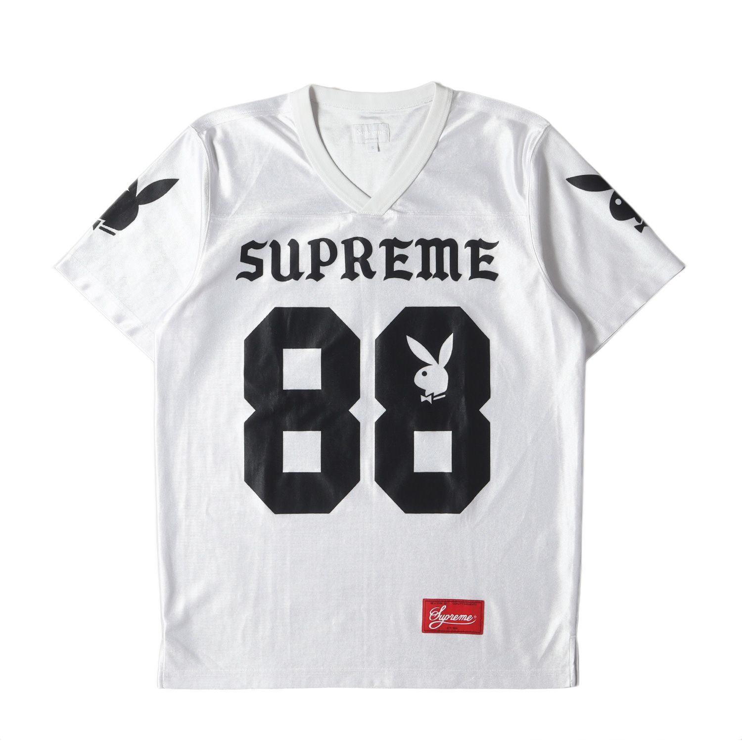 【Supreme×PLAYBOY】フットボールシャツ　シュプリーム Supreme シュプリーム サイズ:S 14SS PLAYBOY ナンバリングロゴ