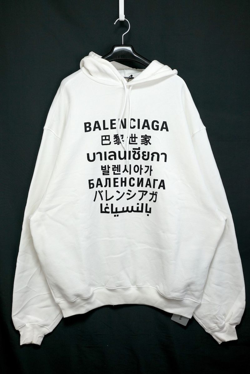 BALENCIAGA パーカー BALENCIAGA バレンシアガ 22AW Polo Zip-up Hoodie ポロ ジップ