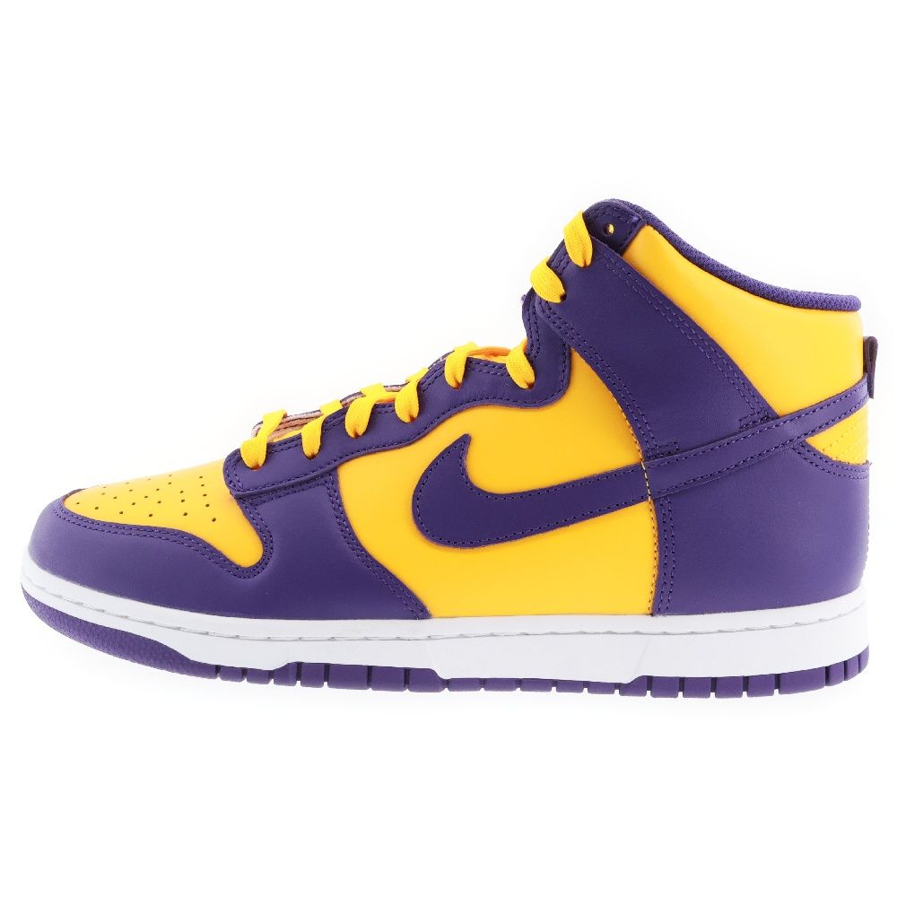 NIKE (ナイキ) DUNK HI RETRO Lakers ダンクハイ レイカーズ ハイカットスニーカーシューズ パープル/イエロー US11/29cm DD1399-500