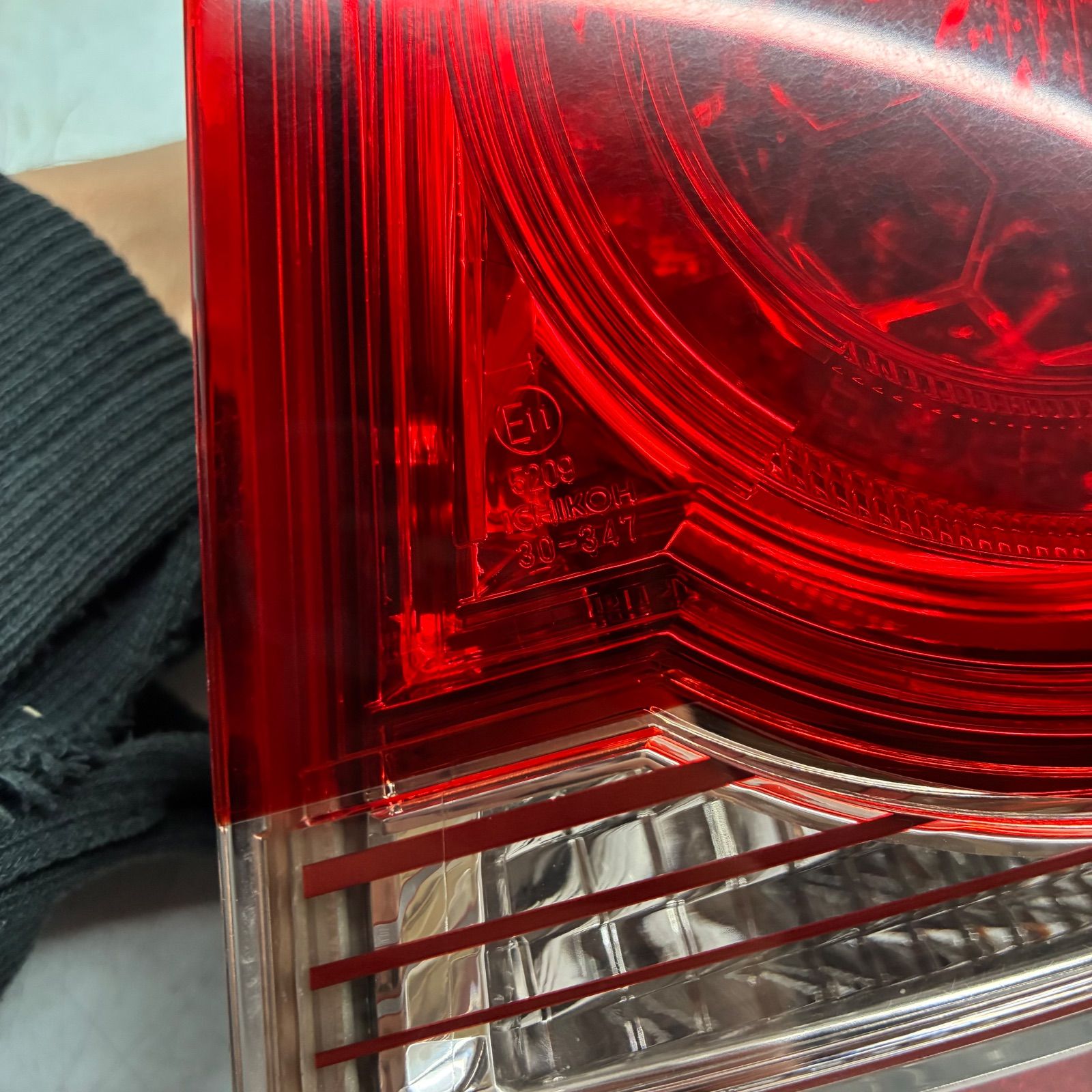 コーティング済 トヨタ GRS200 GRS201 GRS204 クラウン アスリート テールライト ランプ レンズ 左右セット LR 外側 LED ICHIKOH 30-347 印字 A P71567 FFCRYSTALESIA_COM