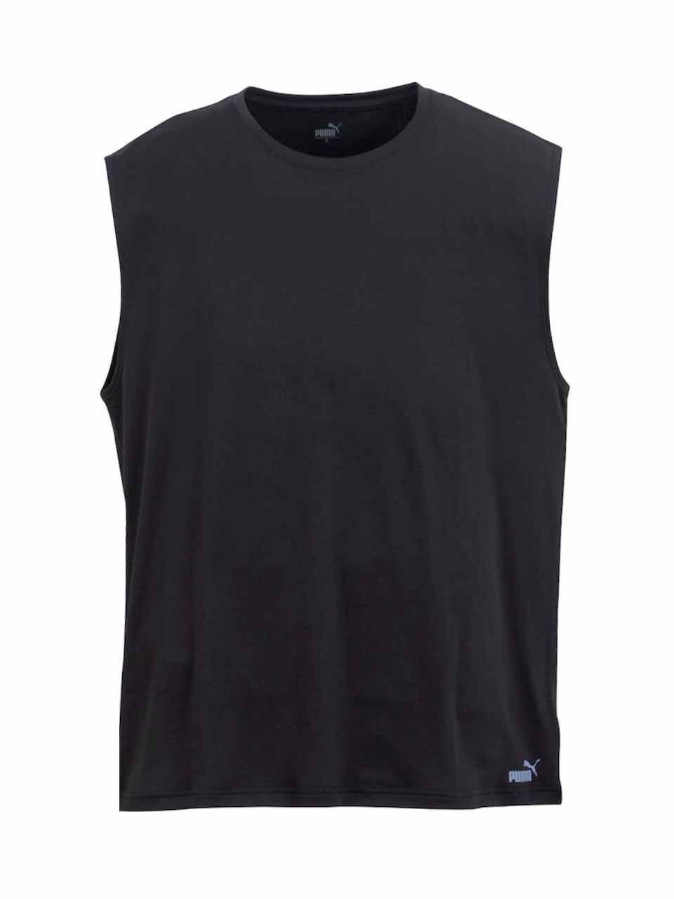 タンクトップ 大きいサイズ メンズ PUMA プーマ 下着 ノースリーブ インナー クール ドライ C060410-03 ブラック