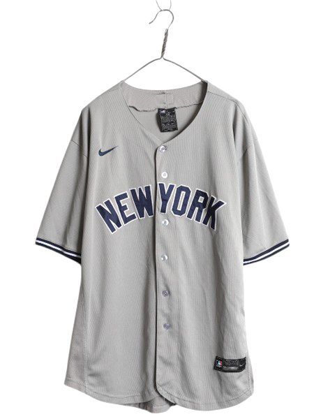 USA製 ヤンキース ベースボール シャツ メンズ XXL 程/ MLB