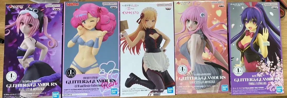 BANPRESTO(バンプレスト) フィギュア 5 種 新品、未開封