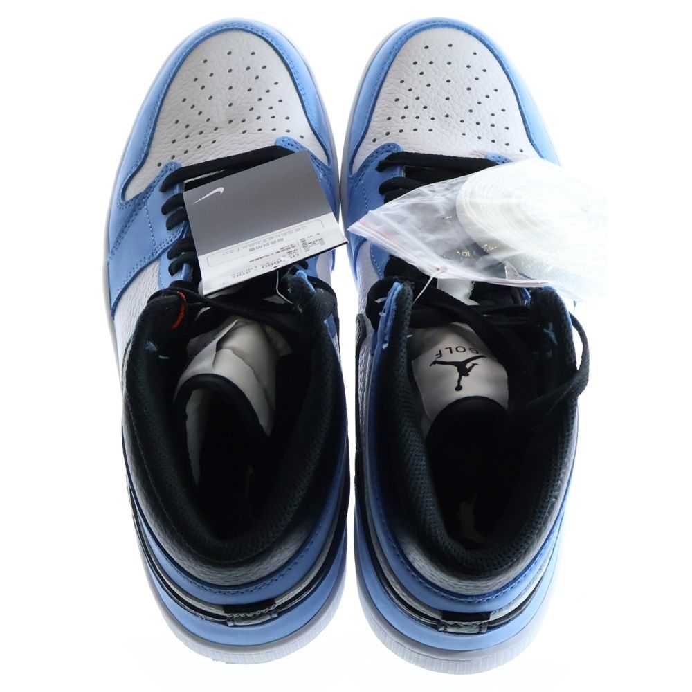NIKE (ナイキ) AIR JORDAN 1 HIGH GOLF UNIVERSITY BLUE エア
