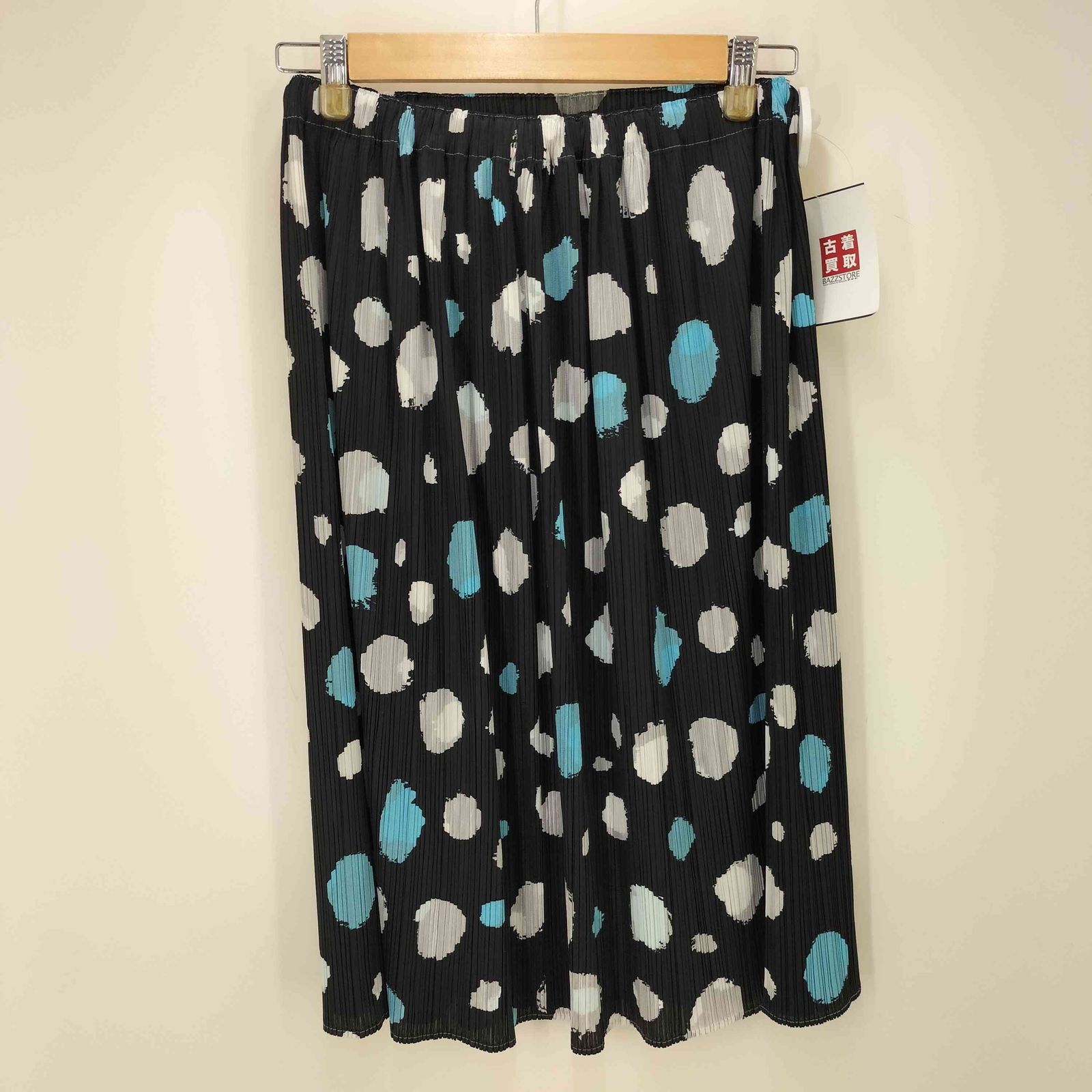 プリーツプリーズイッセイミヤケ PLEATS PLEASE ISSEY MIYAKE 10SS プリーツ ドット 水玉 スカート レディース JPN 3