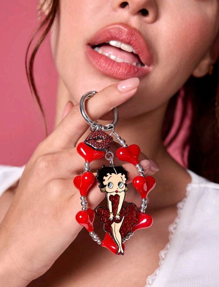 【guri guri】VINTAGE じゃらじゃらキーホルダー/動くベビーちゃん ベティちゃん♡じゃらじゃらキーホルダー