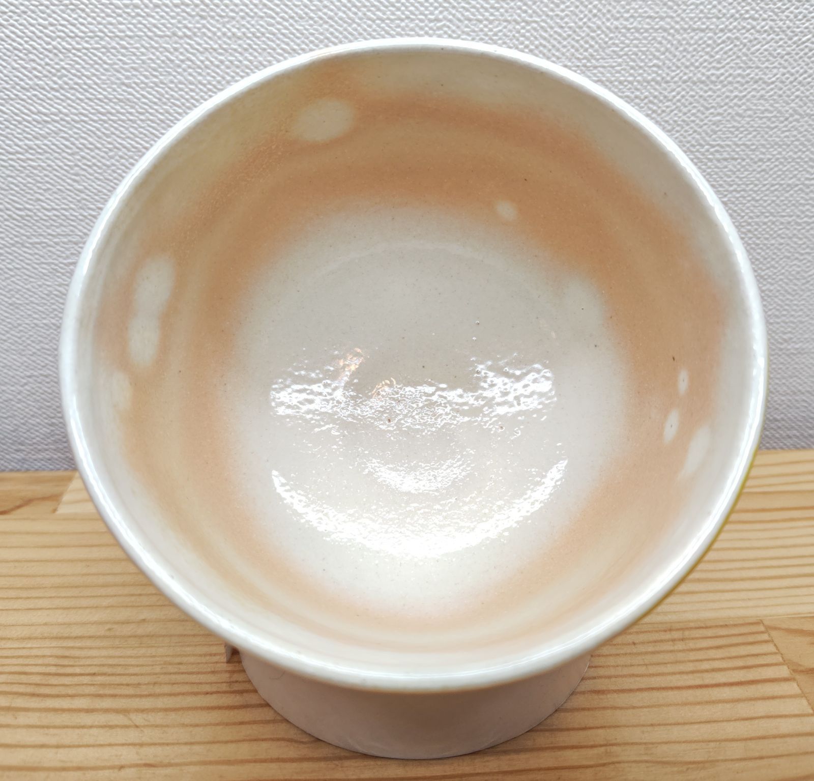 逢絢亭・新品】茶道具 茶碗 京焼 灰釉 お月見兎の絵 水出宋絢