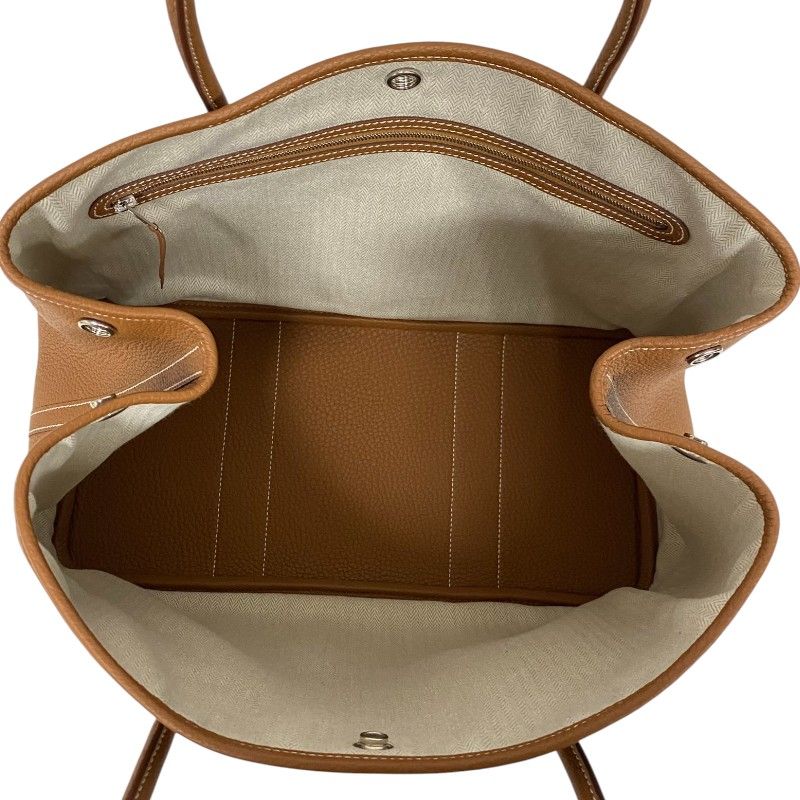 HERMES エルメス ネゴンダ ガーデンパーティ PM ゴールド　トートバッグ エルメス トートバッグ ガーデンパーティTPM ゴールド/シルバー