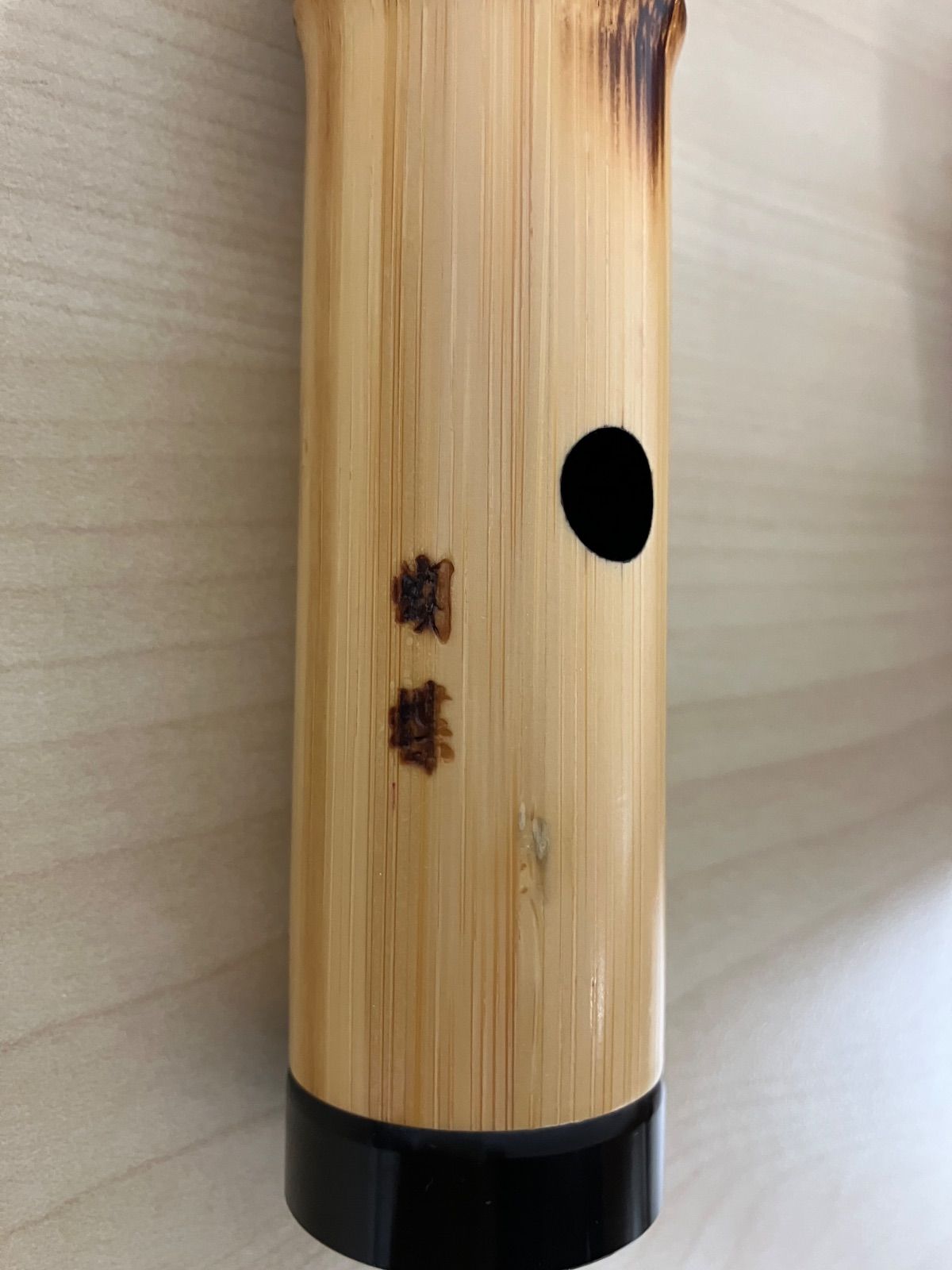 P/胡蝶宝 尺八 合竹 曲管 節あり 琴古流 1.8尺 - メルカリ