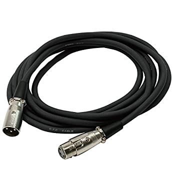 -非常に良い TECH マイクケーブル XLR オス | XLR メス 3m TMCC-3 ブラック