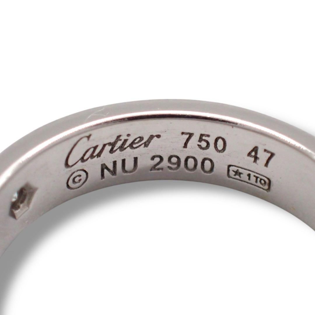 カルティエ 47 ミニラブ リング 1P ダイヤ 750 K18WG 3870 - メルカリ