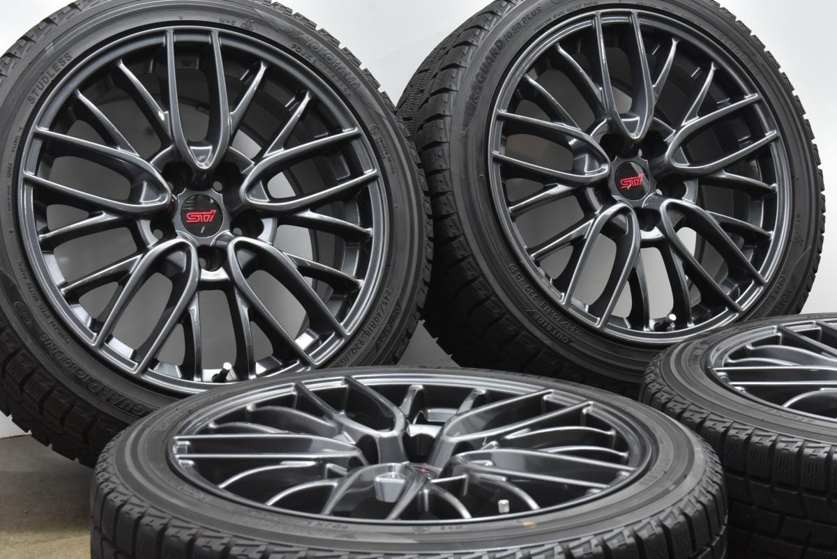 希少品】スバル VAB WRX STi 純正 18in 8.5J +55 PCD114.3 ENKEI製 