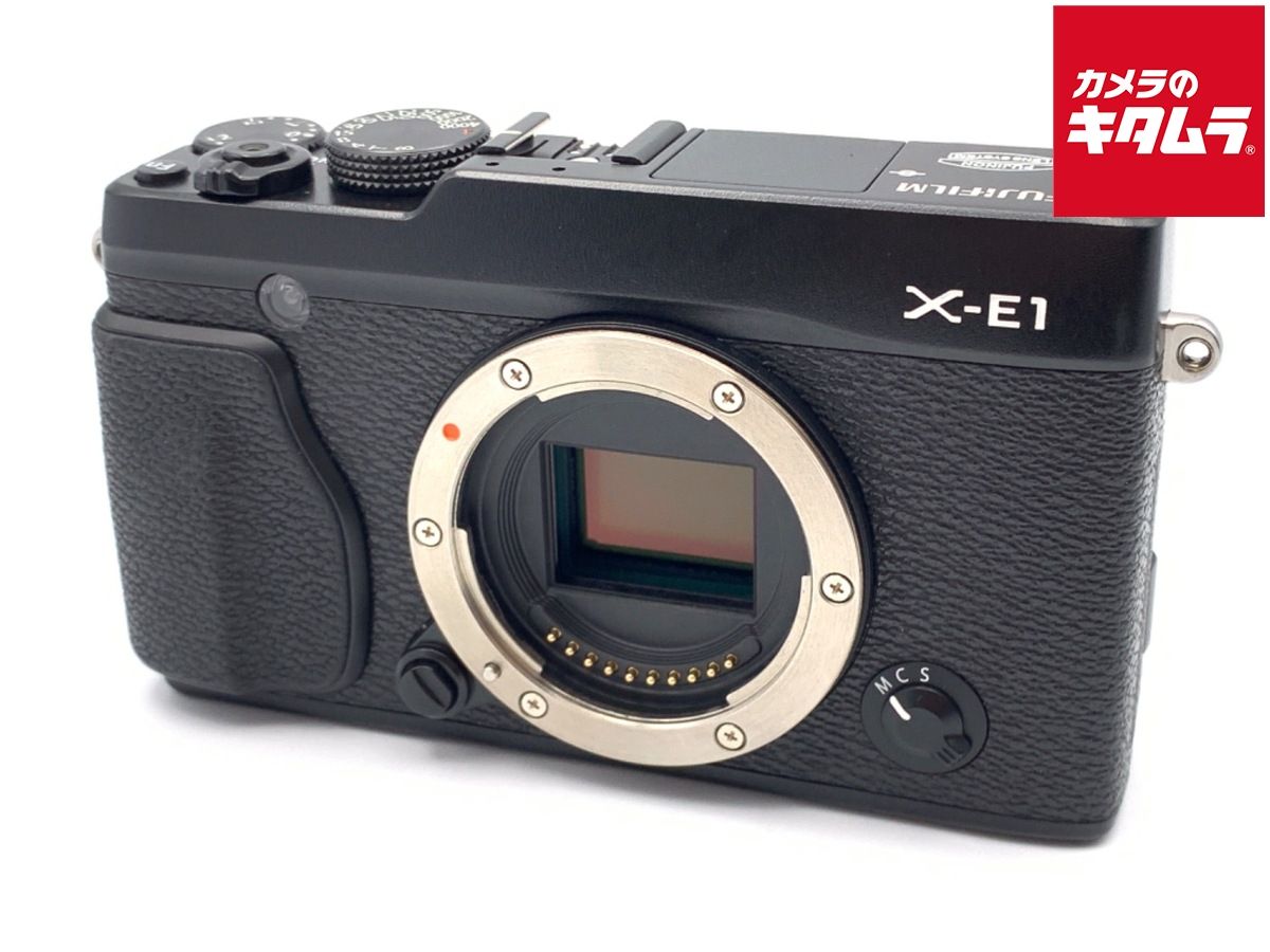 FUJIFILM フジフィルム X-E1 ボディ ブラック 富士フイルム FUJIFILM X-E1 ボディ ブラック 新品ストラップ付
