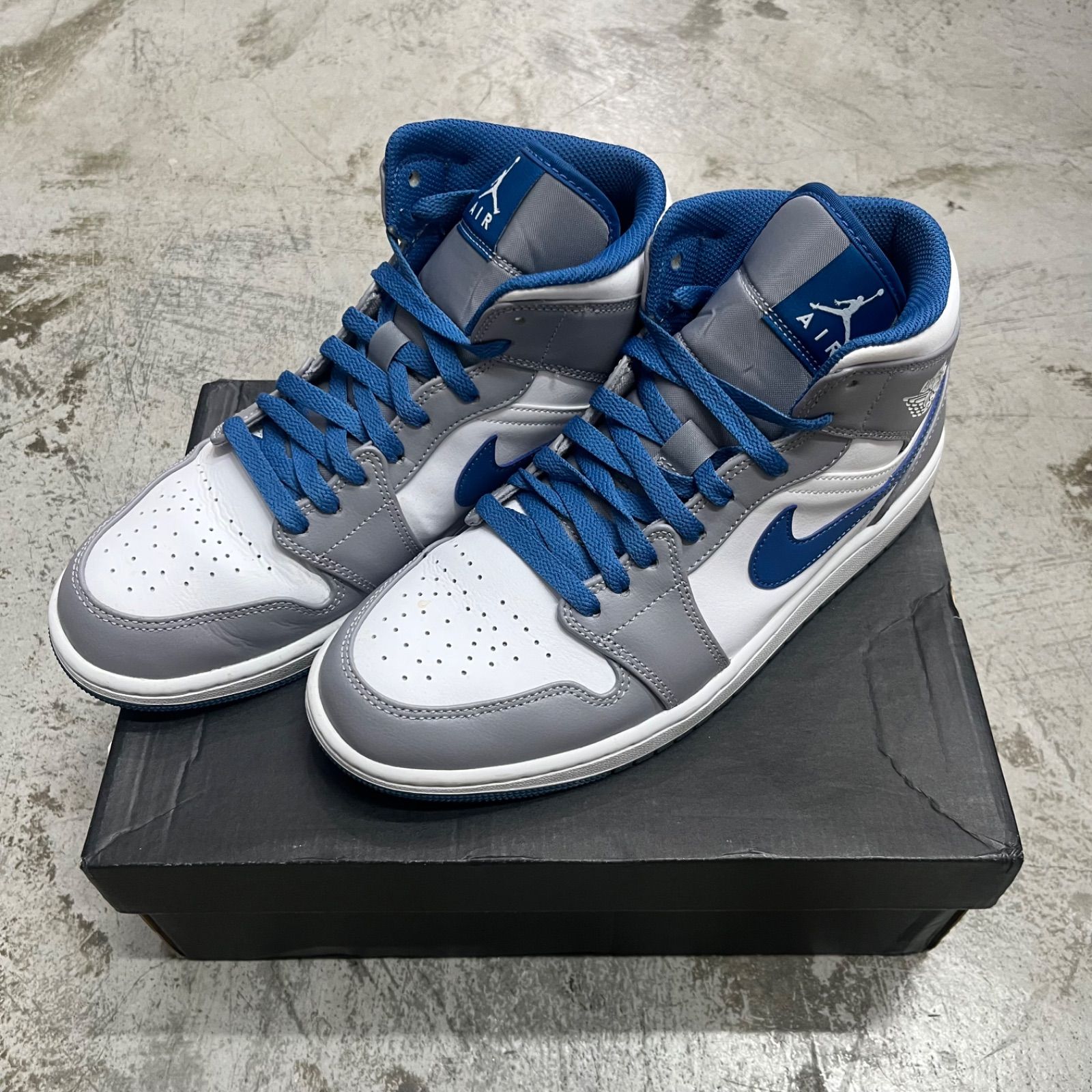 エアジョーダン1ミッド Nike Air True Blue NIKE AIR JORDAN 1 MID 