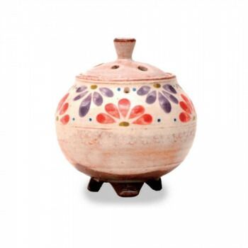 日本香堂 香炉 粉引花三島 京焼 清水焼 79662