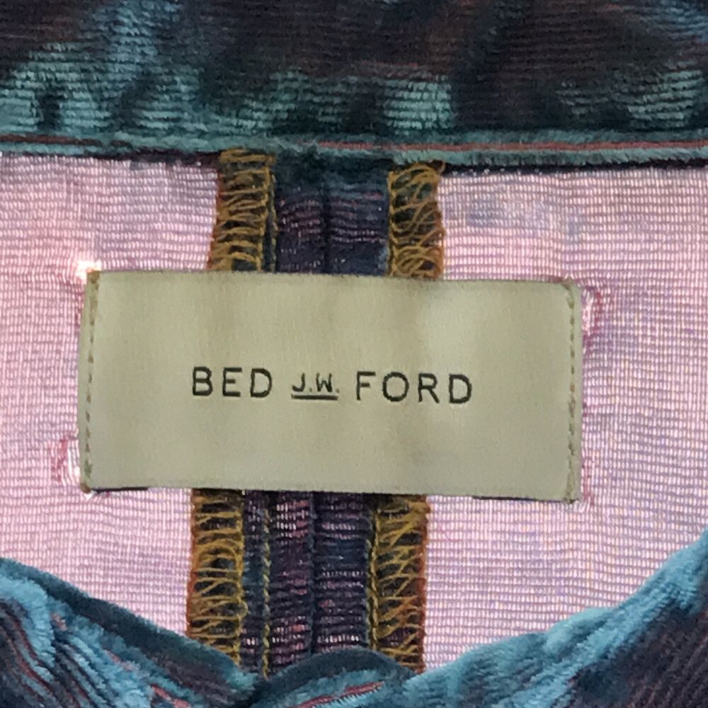 BED J.W. FORD (ベッドフォード) Velvet Plain Shirt ヴェルヴェット 