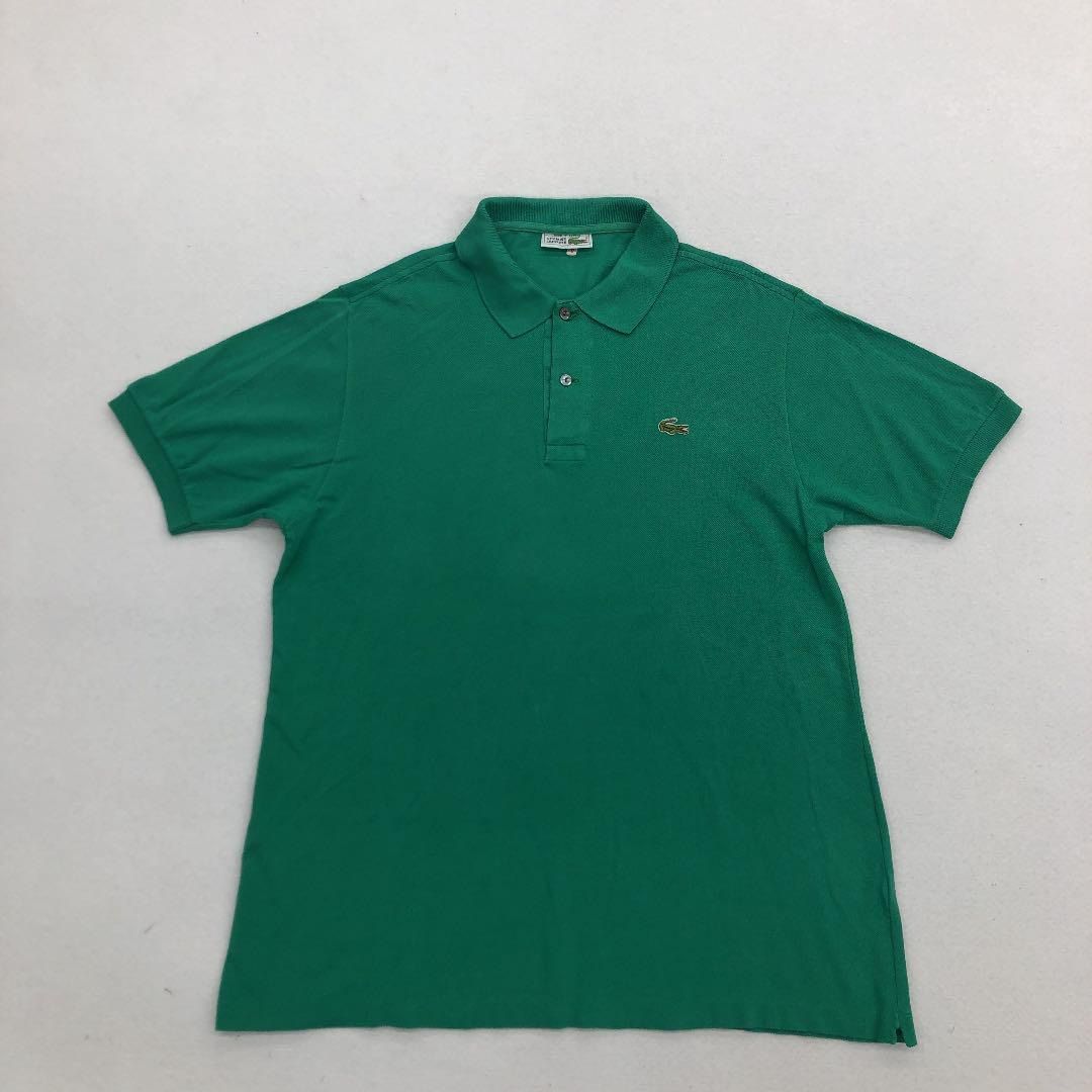 70's 希少サイズ6 シュミーズラコステ フランス製 ポロシャツ グリーン